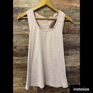 Pink soft sweat wicking tank top